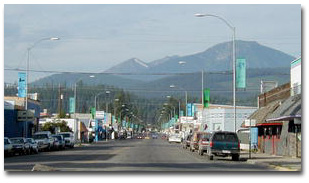 Mineral Avenue, the heart of downtown Libby