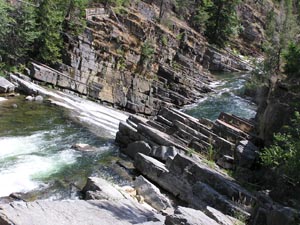 Yaak Falls on the Yaak River