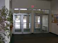 Lobby Doors. Kootenai Heritage Council photo.