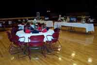 Tables in Auditorium. Kootenai Heritage Council photo