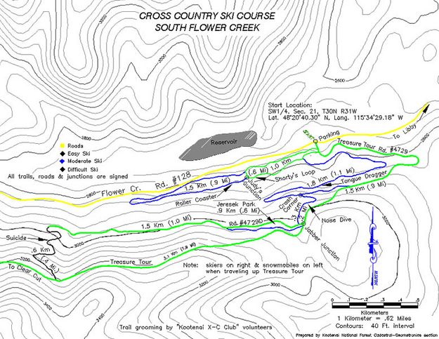 South Flower Trail Map. Photo by .