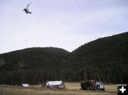 Helicopter Logging. Photo by LibbyMT.com.