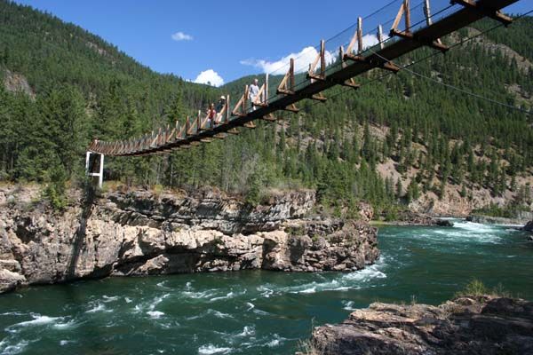 Swinging Bridge. Photo by LibbyMT.com.