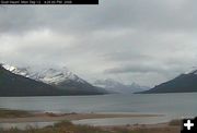 Glacier Park web cam. Photo by Glacier Goat Haunt webcam.