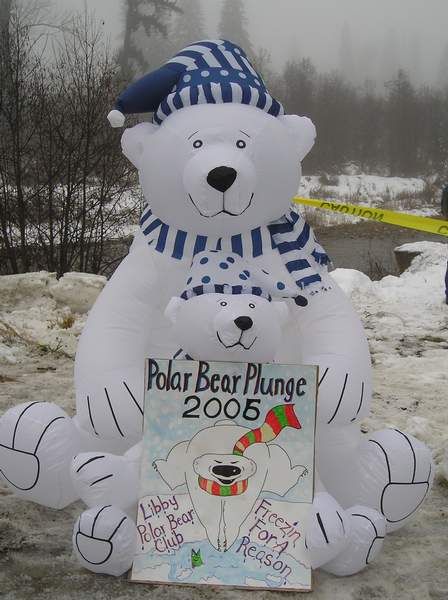 The Polar Bear mascot. Photo by LibbyMT.com.