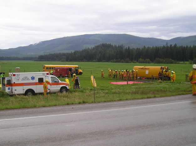 Accident Simulation. Photo by LibbyMT.com.