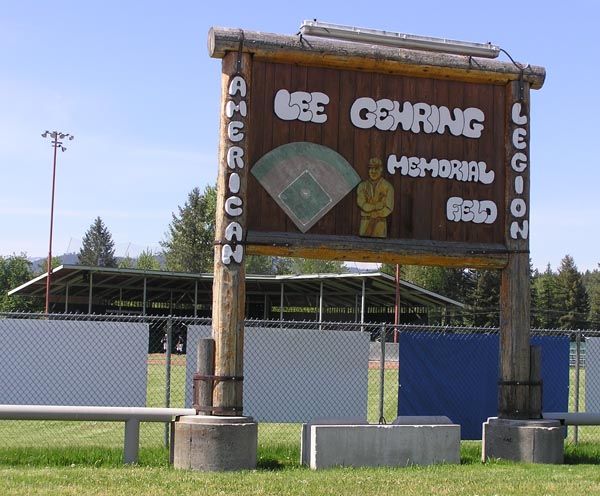 Lee Gehring Memorial Field. Photo by Dawn Ballou, LibbyMT.com.