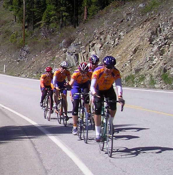 Team Riders. Photo by Maggie Craig, LibbyMT.com.