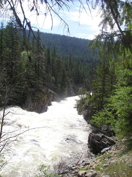 Yaak Falls. Photo by Maggie Craig, LibbyMT.com.