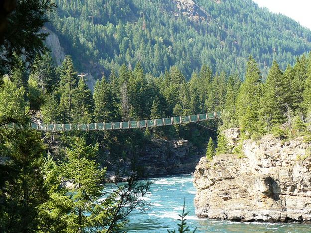 Swinging Bridge. Photo by Mitch McMillan.