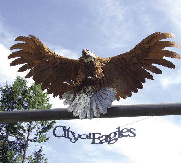Libby City of Eagles. Photo by Kootenai Valley Record.
