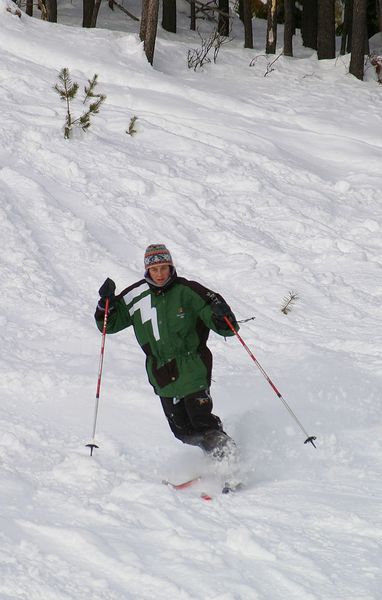 Turner Skier. Photo by Kootenai Valley Record.