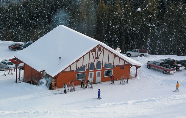 Turner Ski Area Lodge. Photo by Brent Shrum, Kootenai Valley Record.