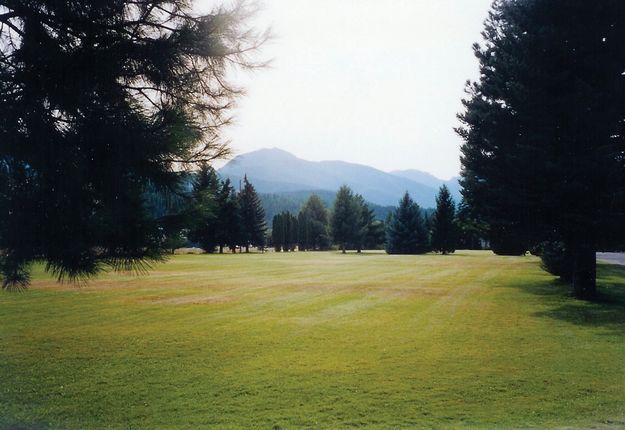 New tennis court site. Photo by Kootenai Valley Record.