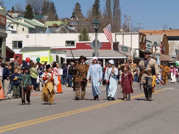 Parade. Photo by KLCB 1230 AM Libby News Radio.