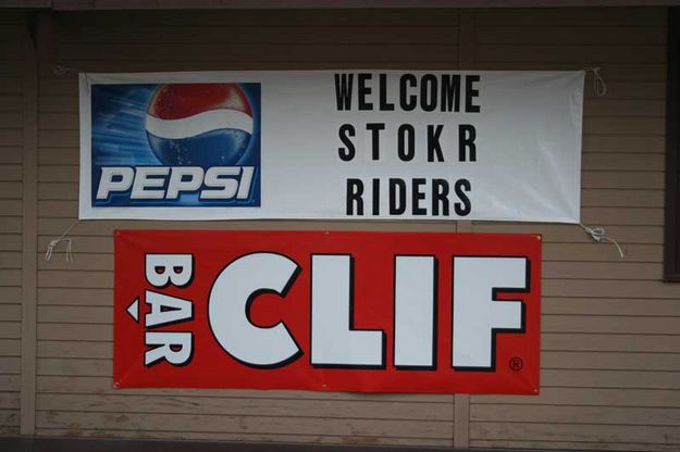 Clif sponsor. Photo by Dawn Ballou, LibbyMT.com.