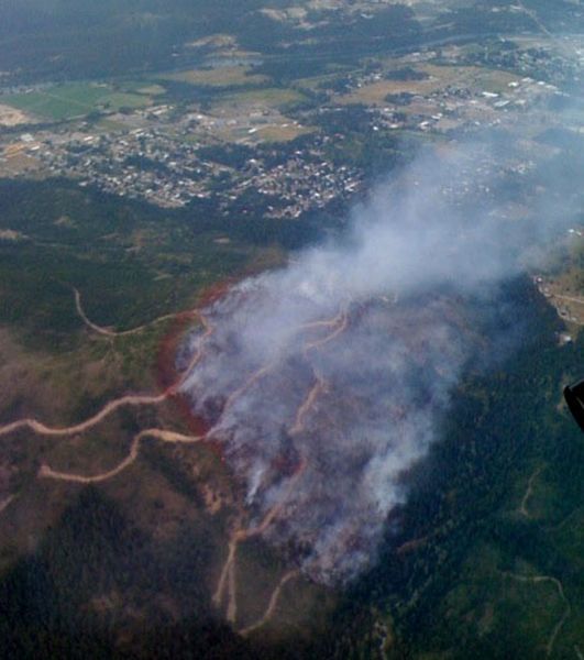 Parmenter Fire. Photo by Kootenai National Forest.