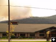 Behind Forest Service. Photo by Duane Williams, KLCB 1230 AM Libby News Radio.