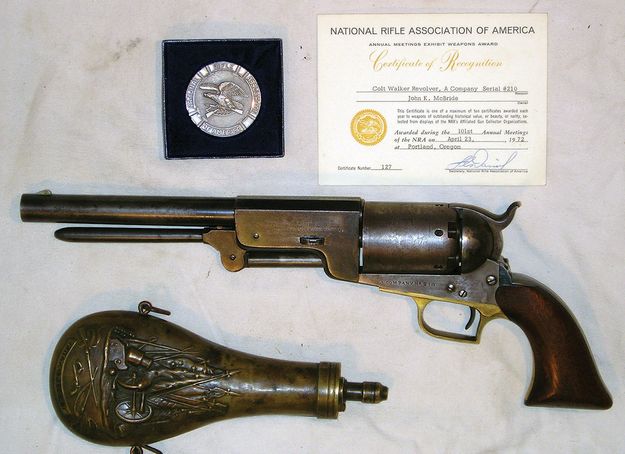 Colt Walker Revolver. Photo by Kootenai Valley Record.