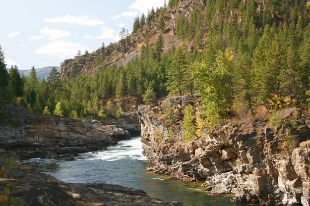 Below Kootenai Falls. Photo by Maggie Craig, LibbyMT.com.