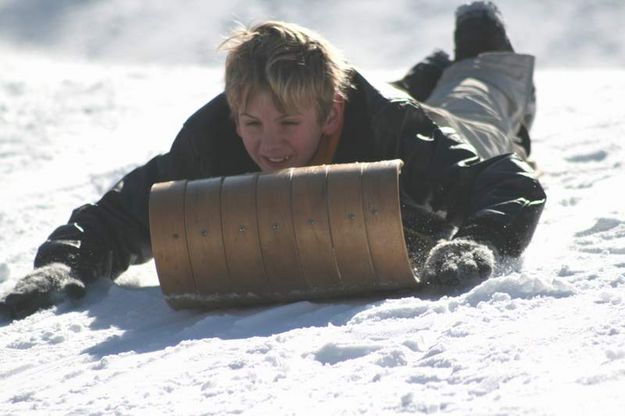 A great time sledding. Photo by LibbyMT.com.