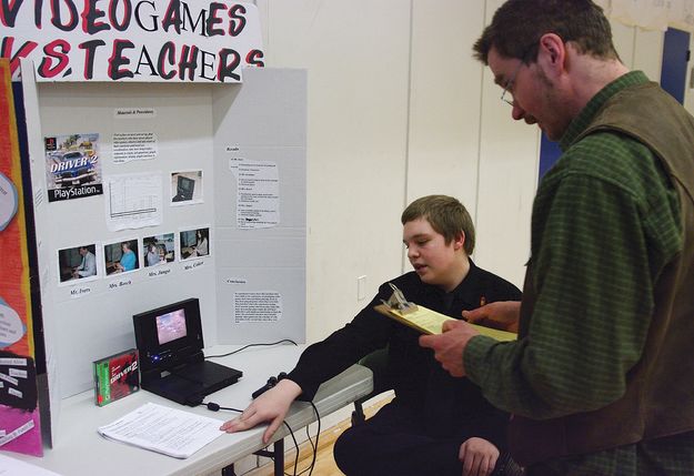 Video Games vs. Teachers. Photo by Kootenai Valley Record.