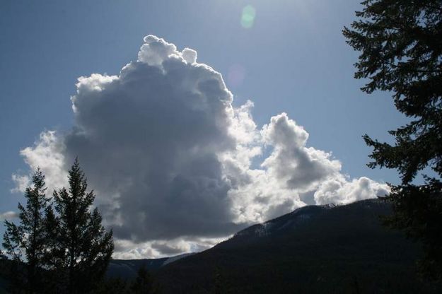 A springtime cloud. Photo by LibbyMT.com.