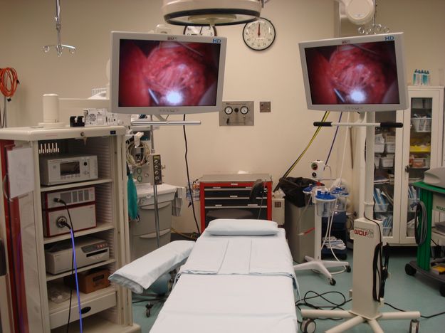 Laparoscopy Towers. Photo by St. Johns Lutheran Hospital.