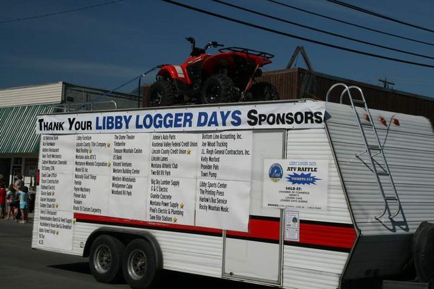 Logger Days sponsors. Photo by LibbyMT.com.