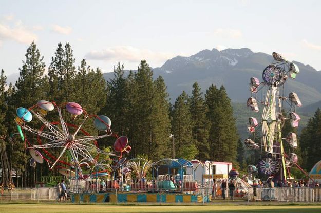 A beautiful backdrop for the carnival. Photo by LibbyMT.com.