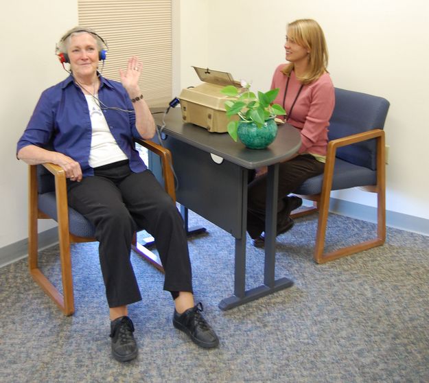 Hearing Screenings. Photo by St. Johns Lutheran Hospital.