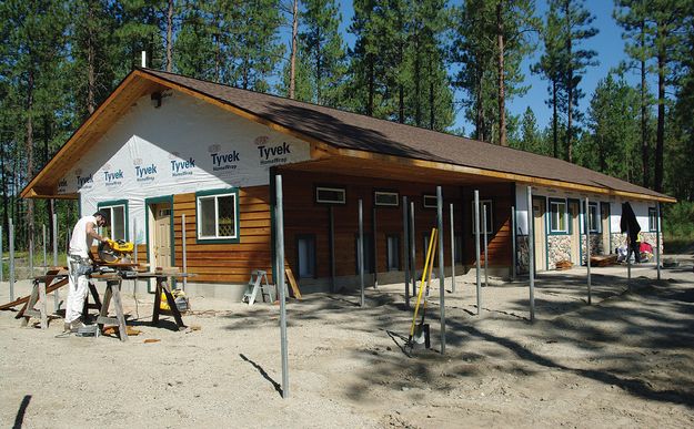 New Shelter. Photo by Kootenai Valley Record.