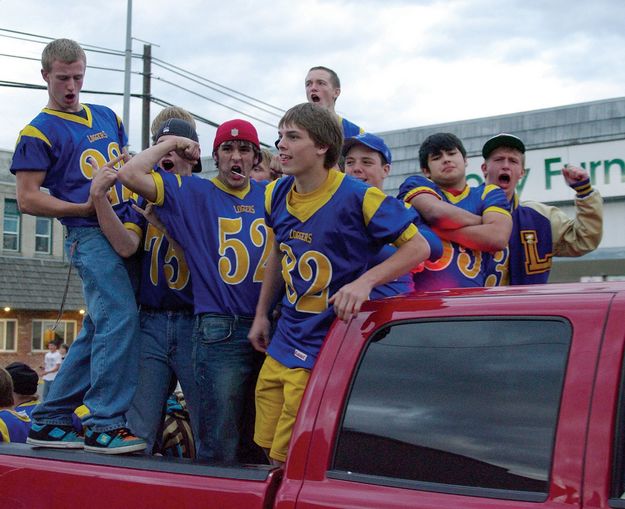 Logger football. Photo by Kootenai Valley Record.