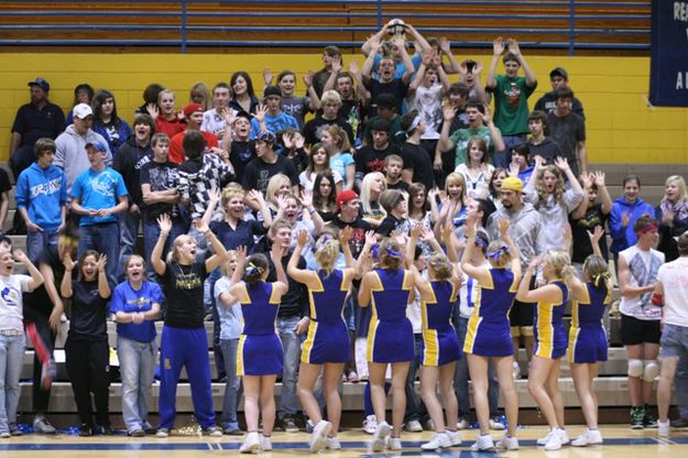 The student section gets loud. Photo by LibbyMT.com.