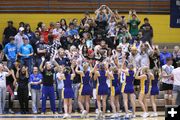 The student section gets loud. Photo by LibbyMT.com.