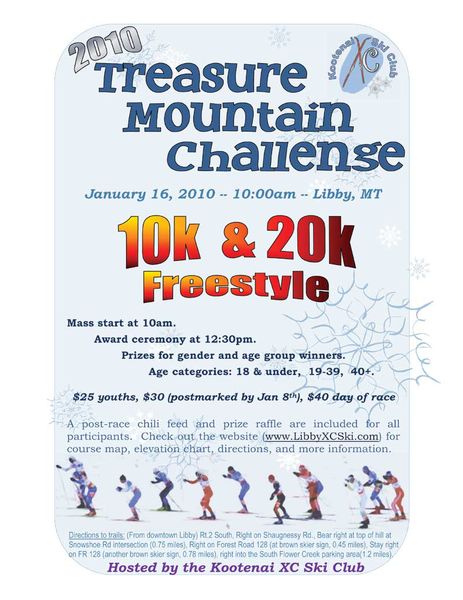Treasure Mtn Challenge. Photo by Kootenai XC Ski Club.