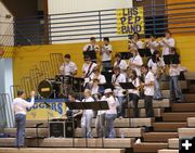 The Logger Pep Band . Photo by LibbyMT.com.