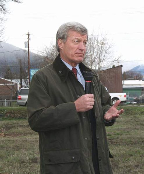 Senator Max Baucus. Photo by Maggie Craig, LibbyMT.com.