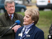 Coommissioner Marianne Roose. Photo by Duane Williams, KLCB-KTNY Radio, (c)2010.