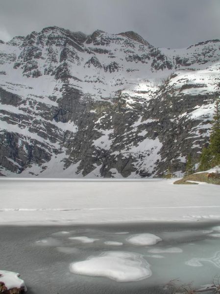 Snowshoe Peak & Leigh Lake. Photo by Bob Hosea.