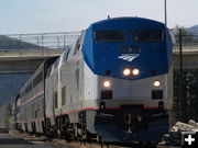 Special Amtrak Train. Photo by Duane Williams, KLCB-KTNY Radio.
