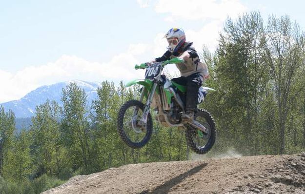 Motocross Racing at Millpond Track. Photo by LibbyMT.com.