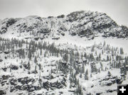 Peaks above Geiger Lake. Photo by Bob Hosea.