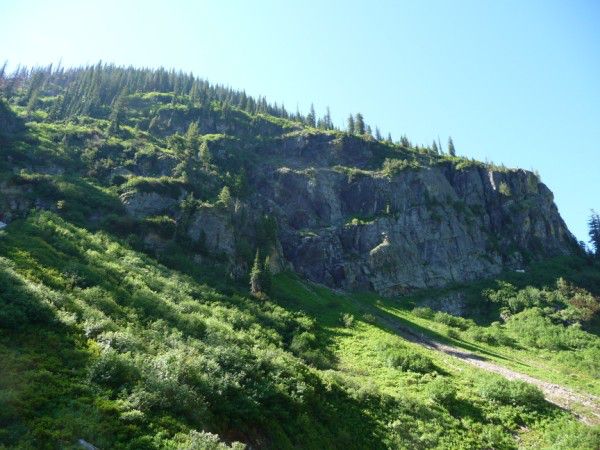 Above Spar Creek. Photo by Bob Hosea.