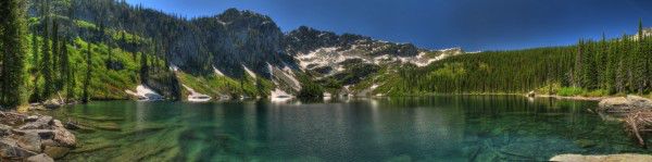 Little Spar Lake Panorama. Photo by Bob Hosea.