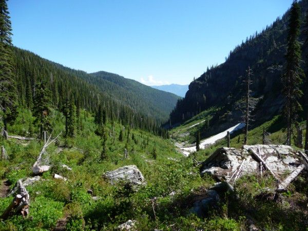 Spar Creek drainage. Photo by Bob Hosea.