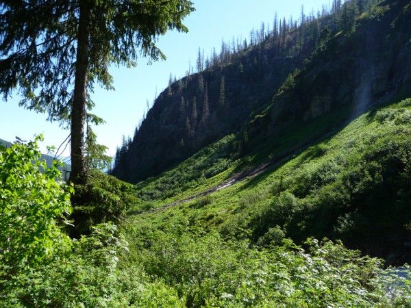 Spar Creek drainage. Photo by Bob Hosea.