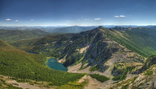 View of Geiger Lakes. Photo by Bob Hosea.
