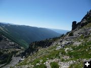View of Lost Buck Pass. Photo by Bob Hosea.