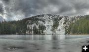 Ice on the lake. Photo by Bob Hosea.